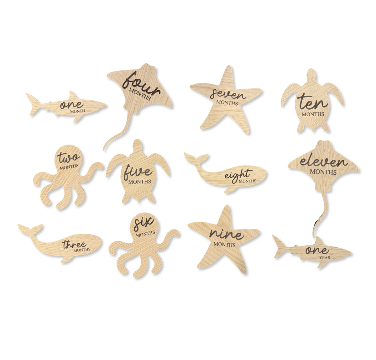 Sea Creature Milestone Set