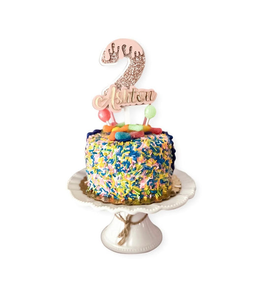 Two Sweet Cake Topper