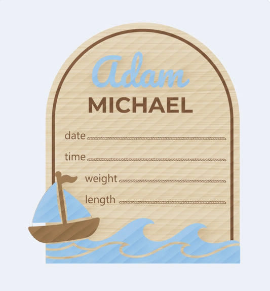 Nautical Stat Sign