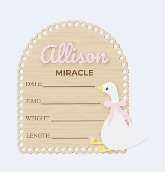 Silly Goose Stat Sign