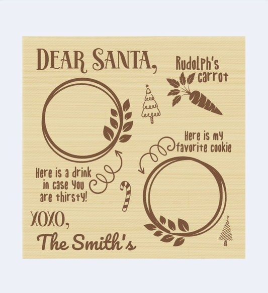 Santa Cookie & Milk Tray