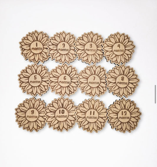 Flower Girl Milestones Set