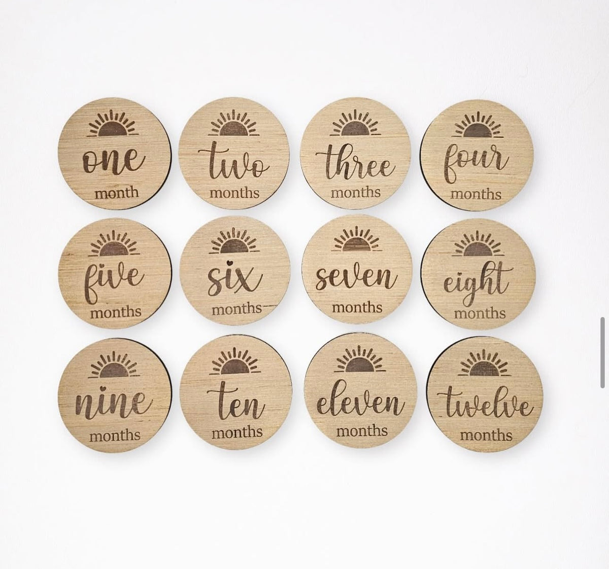 Sunny Days Milestones Set
